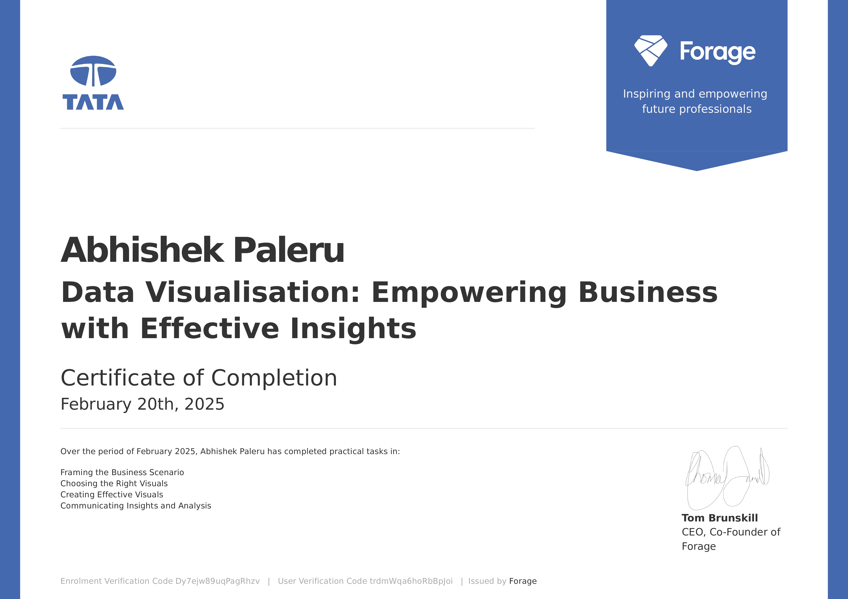 Data Visualization - Tata